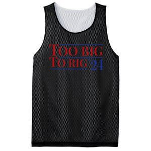 Too Big To Rig Mesh Reversible Basketball Jersey Tank