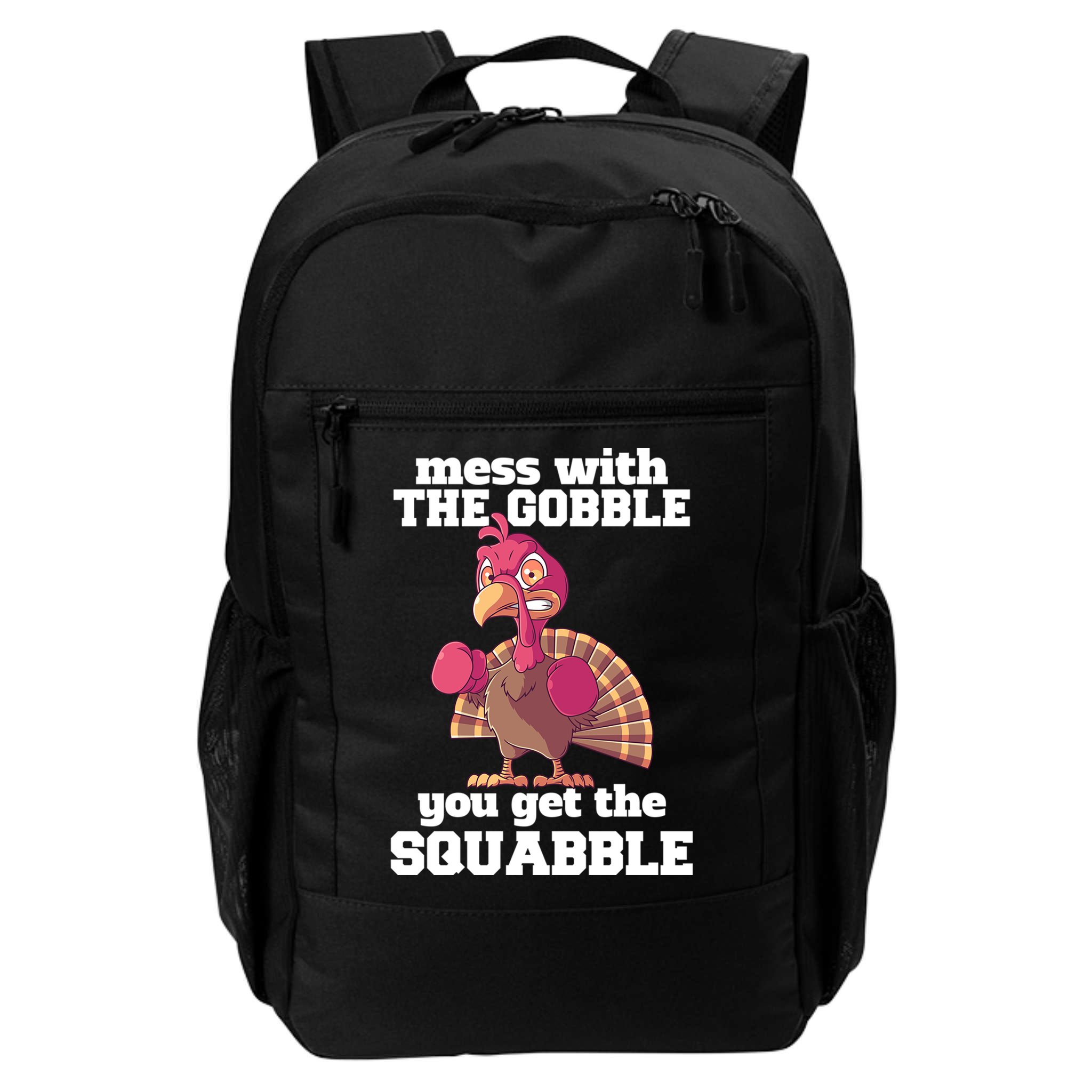 Turkey Boxing Thanksgiving Mma Kickboxing Karate Gobble Cool Gift Backpack