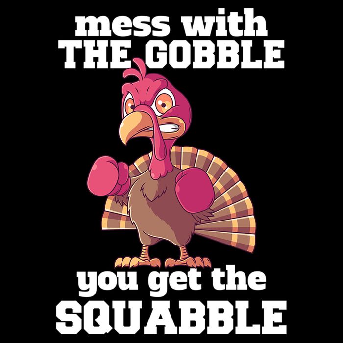 Turkey Boxing Thanksgiving Mma Kickboxing Karate Gobble Cool Gift Drawstring Bag