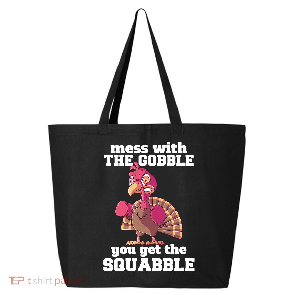 Turkey Boxing Thanksgiving Mma Kickboxing Karate Gobble Cool Gift 25L Jumbo Tote