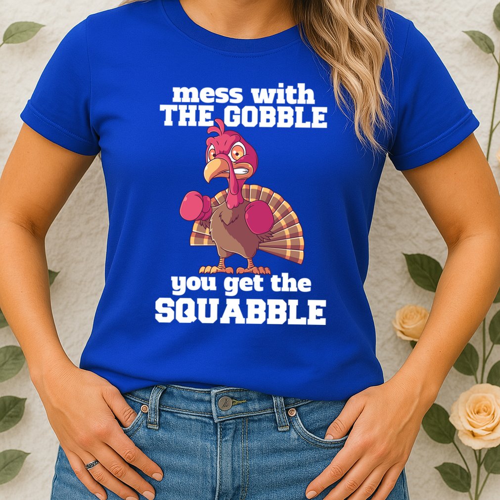 Turkey Boxing Thanksgiving Mma Kickboxing Karate Gobble Cool Gift Womens T-Shirt