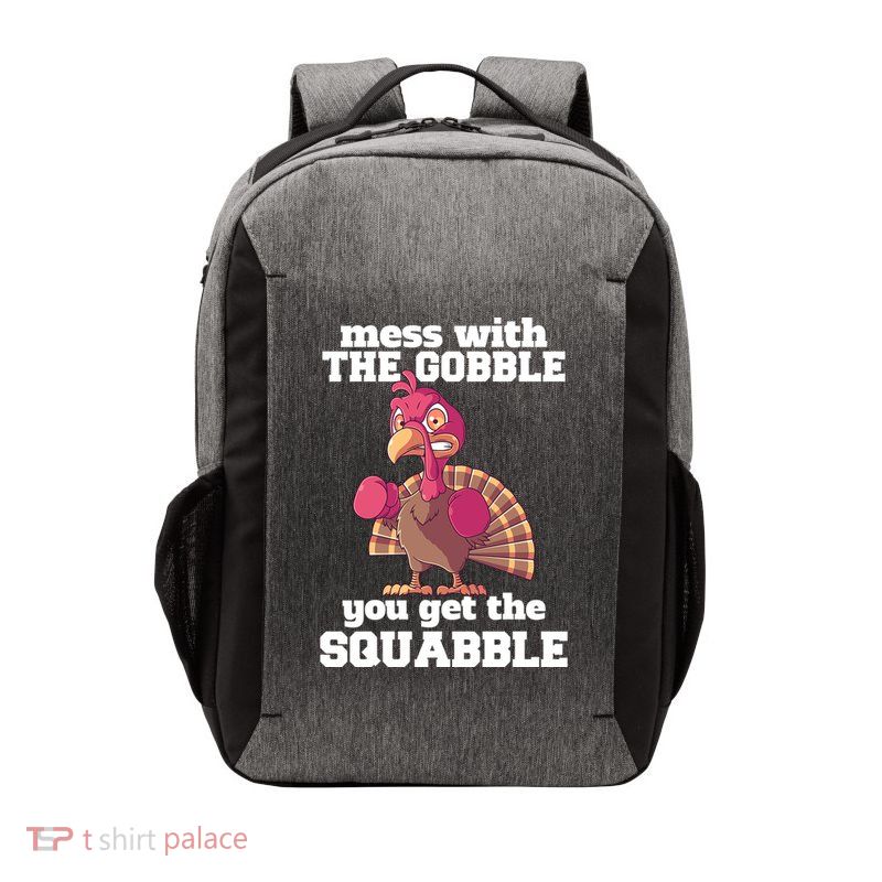 Turkey Boxing Thanksgiving Mma Kickboxing Karate Gobble Cool Gift Vector Backpack