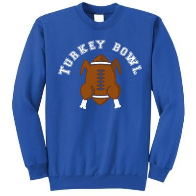 Turkey Bowl Thanksgiving Football Gift Tall Sweatshirt