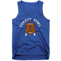 Turkey Bowl Thanksgiving Football Gift Tank Top