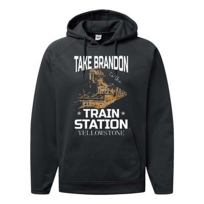 Take Bransdon To The Train Station Performance Fleece Hoodie