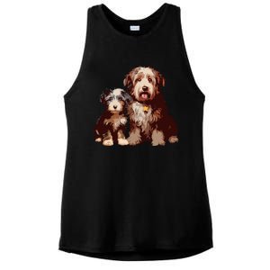 Two Bob Tail Dogs Ladies PosiCharge Tri-Blend Wicking Tank