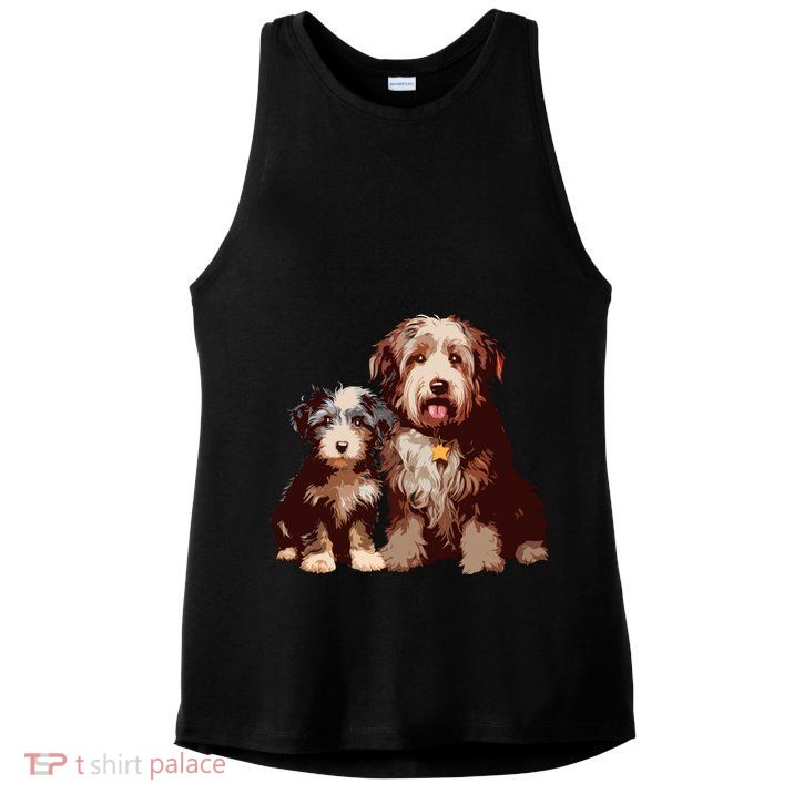 Two Bob Tail Dogs Ladies PosiCharge Tri-Blend Wicking Tank