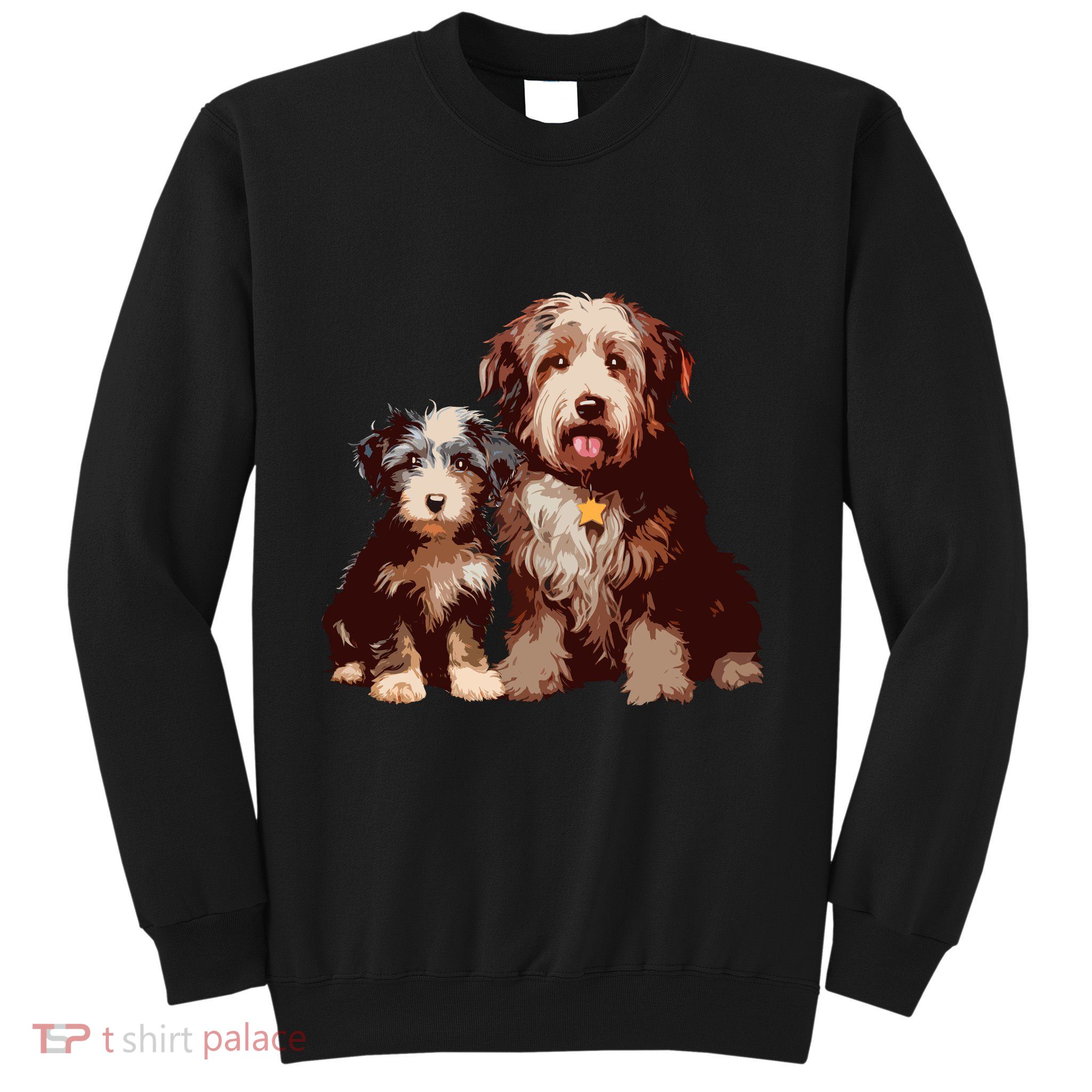 Two Bob Tail Dogs Sweatshirt