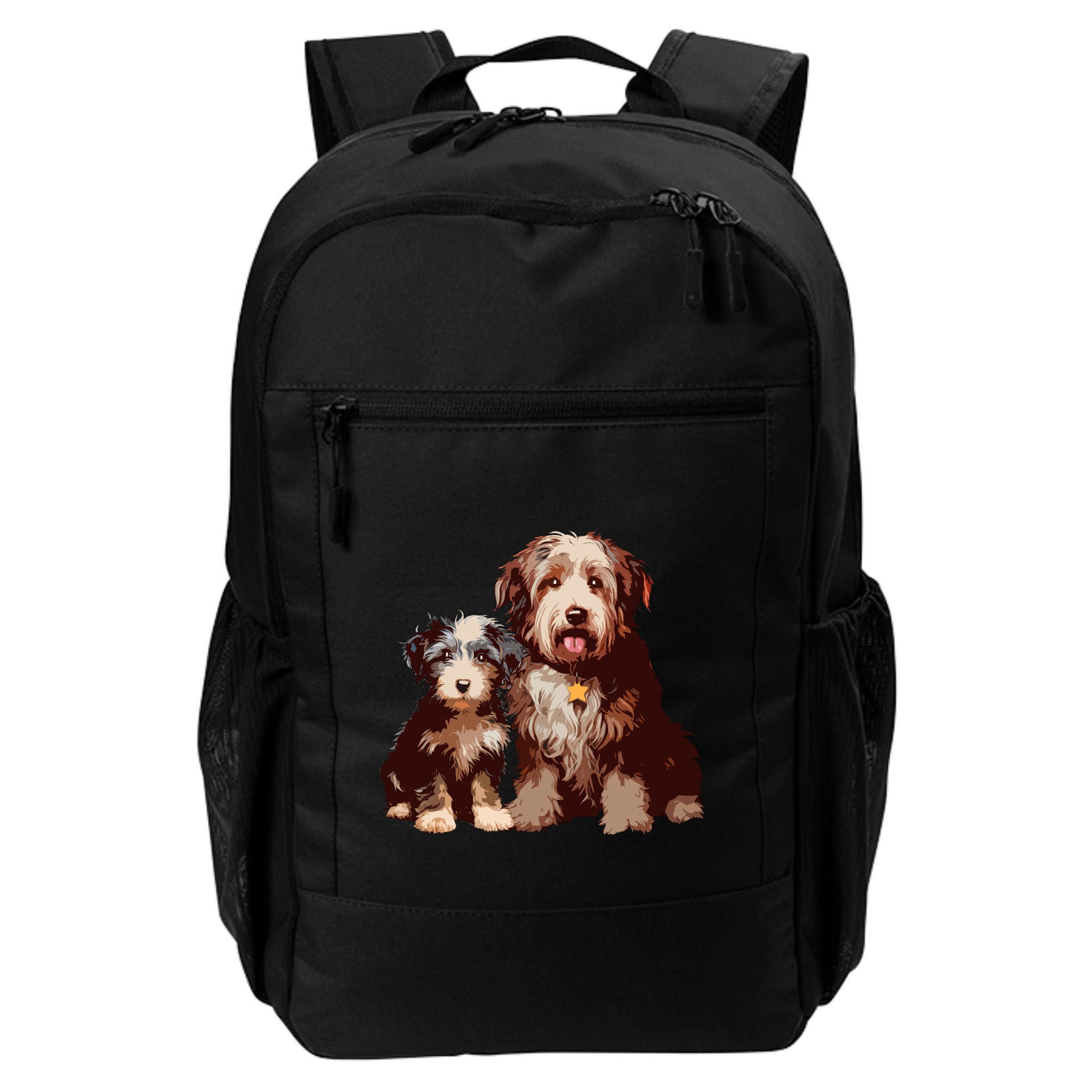 Two Bob Tail Dogs Backpack