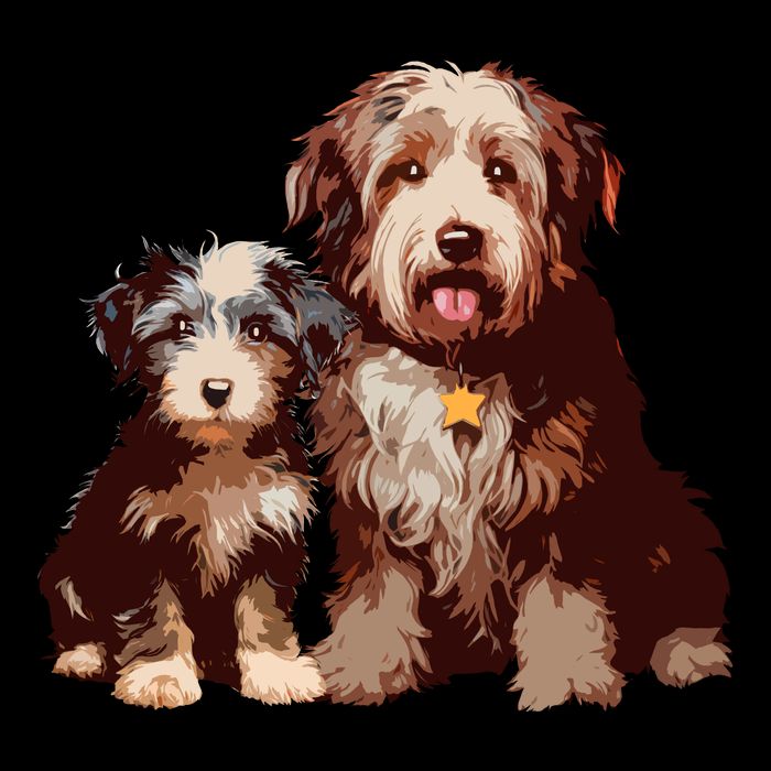 Two Bob Tail Dogs Backpack