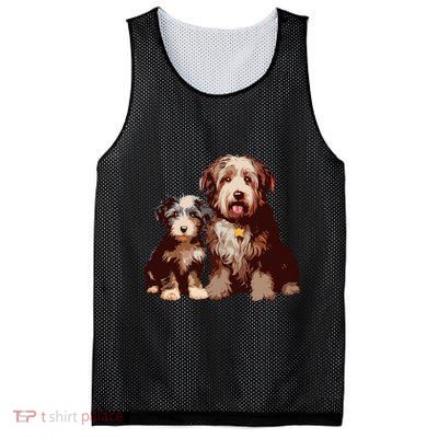 Two Bob Tail Dogs Mesh Reversible Basketball Jersey Tank