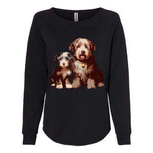 Two Bob Tail Dogs Womens California Wash Sweatshirt