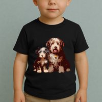 Two Bob Tail Dogs Toddler T-Shirt