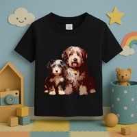 Two Bob Tail Dogs Toddler T-Shirt