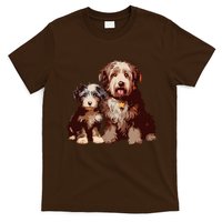 Two Bob Tail Dogs T-Shirt