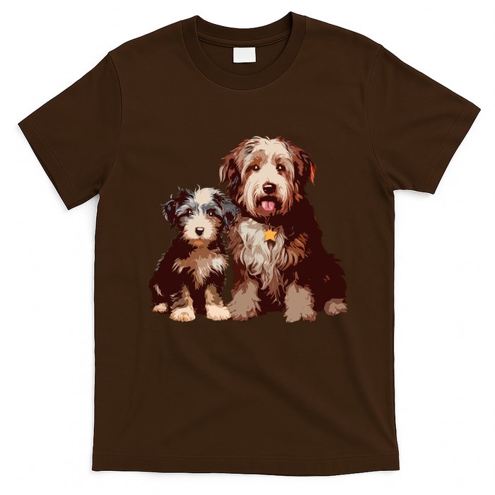 Two Bob Tail Dogs T-Shirt
