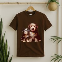 Two Bob Tail Dogs T-Shirt