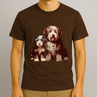 Two Bob Tail Dogs T-Shirt
