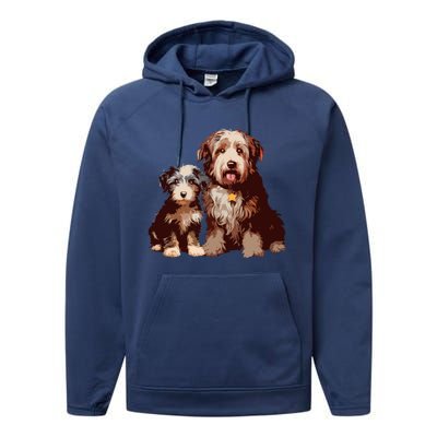 Two Bob Tail Dogs Performance Fleece Hoodie