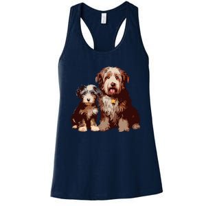 Two Bob Tail Dogs Women's Racerback Tank