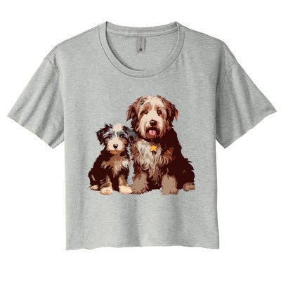 Two Bob Tail Dogs Women's Crop Top Tee