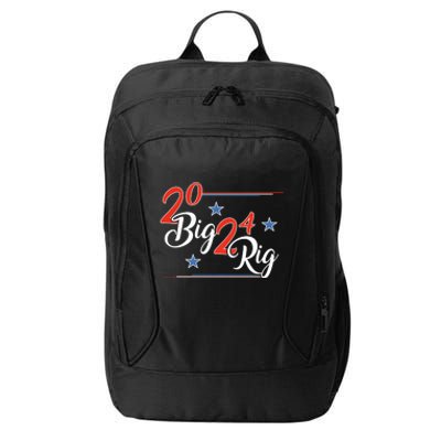 Too Big To Rig 2024 Donald Trump Support President Patriotic City Backpack