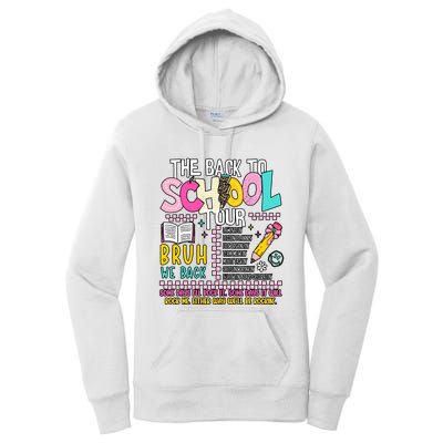 The Back To School Bruh We Back Women's Pullover Hoodie