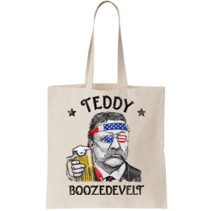 Teddy Boozedevelt Theodore Roosevelt 4th Of July Tote Bag