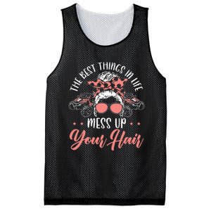 The Best Things In Life Mess Up Your Hair UTV SxS SSV Mesh Reversible Basketball Jersey Tank