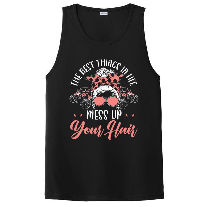 The Best Things In Life Mess Up Your Hair UTV SxS SSV PosiCharge Competitor Tank