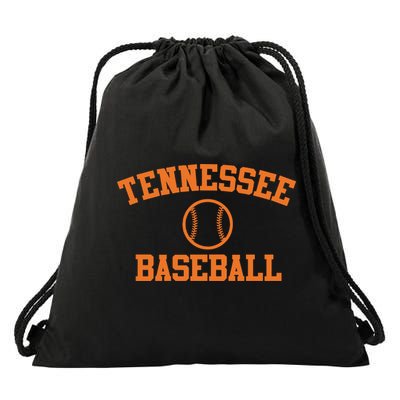 Tennessee Baseball Drawstring Bag