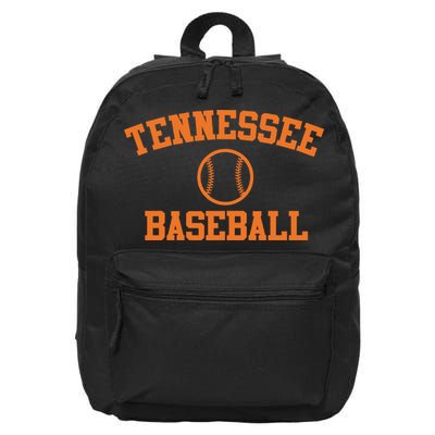 Tennessee Baseball 16 in Basic Backpack