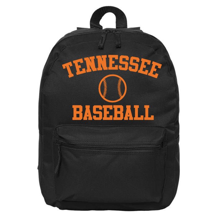 Tennessee Baseball 16 in Basic Backpack