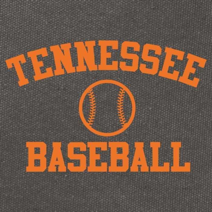 Tennessee Baseball Cotton Canvas Backpack