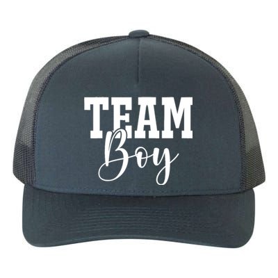 Team Boy Team Girl Blue Gender Reveal Party Matching Family Yupoong Adult 5-Panel Trucker Hat