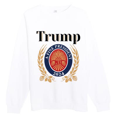 Trump Beer Premium Crewneck Sweatshirt