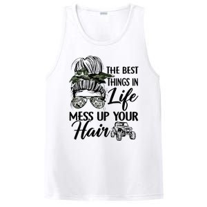 The Best Things In Life Mess Up Your Hair UTV SXS Funny PosiCharge Competitor Tank