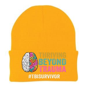 Thriving Beyond Trauma Tbi Traumatic Brain Injury Survivor Knit Cap Winter Beanie