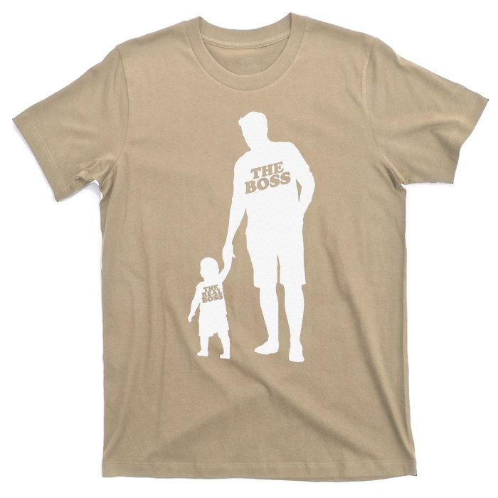 The Boss The Real Boss Father Son Partner Look Fathers Day T-Shirt