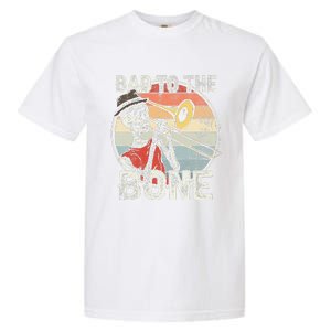 Trombone Bad To The Bone Retro Skeleton Marching Band Player Garment-Dyed Heavyweight T-Shirt