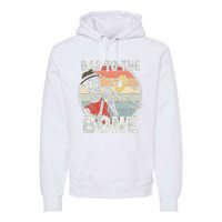 Trombone Bad To The Bone Retro Skeleton Marching Band Player Premium Hoodie