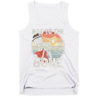 Trombone Bad To The Bone Retro Skeleton Marching Band Player Tank Top