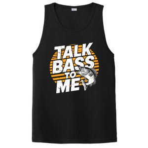 Talk Bass To Me Bass Fishing Cute Gift PosiCharge Competitor Tank