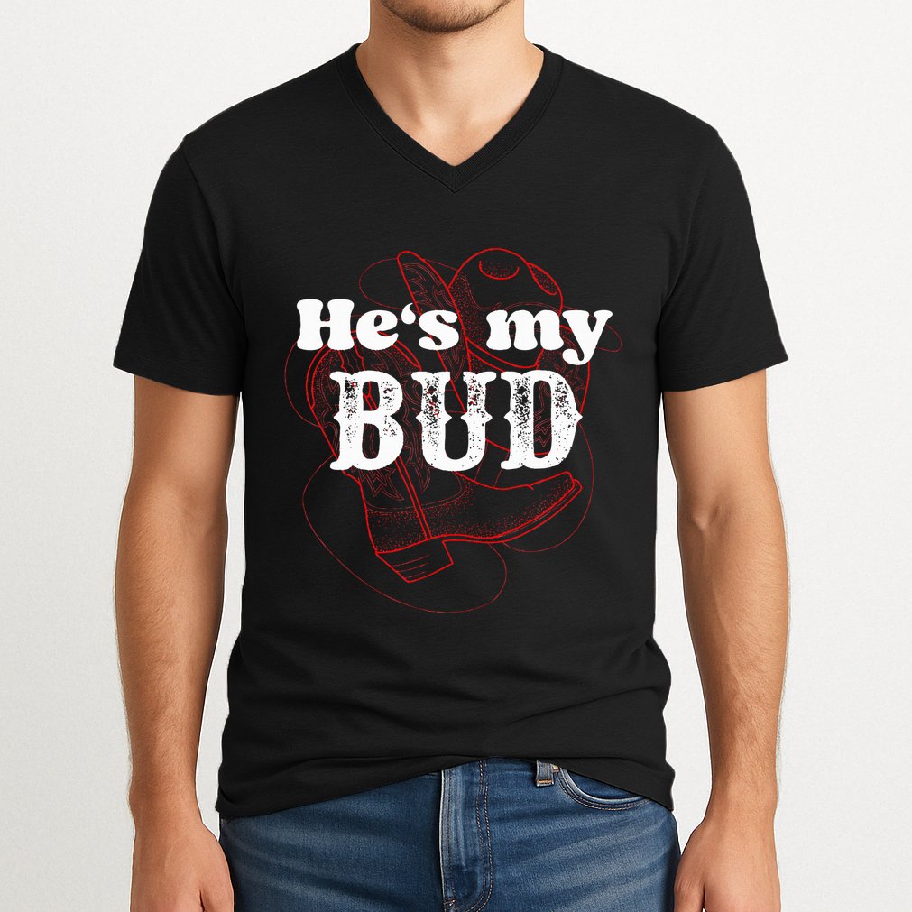 Texas Bud Texas Sissy Square Dance Couple Rodeo V-Neck T-Shirt