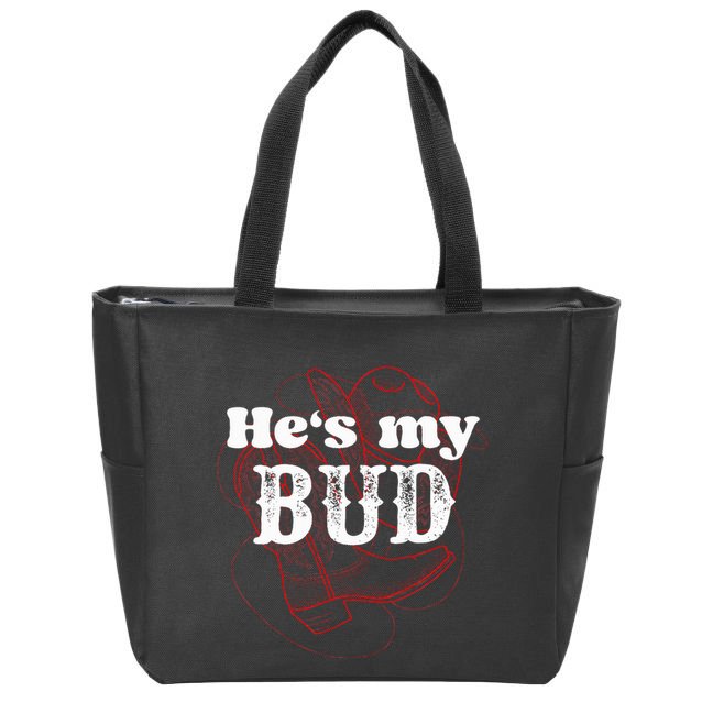 Texas Bud Texas Sissy Square Dance Couple Rodeo Zip Tote Bag