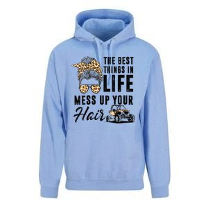 The Best Things In Life Mess Up Your Hair UTV SXS Unisex Surf Hoodie