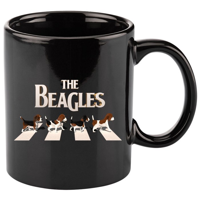 The Beagles 11oz C Handle Ceramic Mug