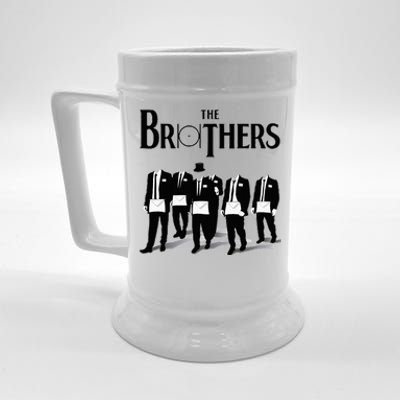 The Brothers Together The Point Within A Circle Masonic Beer Stein