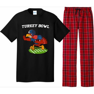 Turkey Bowl Thanksgiving Football Pilgrim Pajama Set