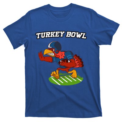 Turkey Bowl Thanksgiving Football Pilgrim T-Shirt